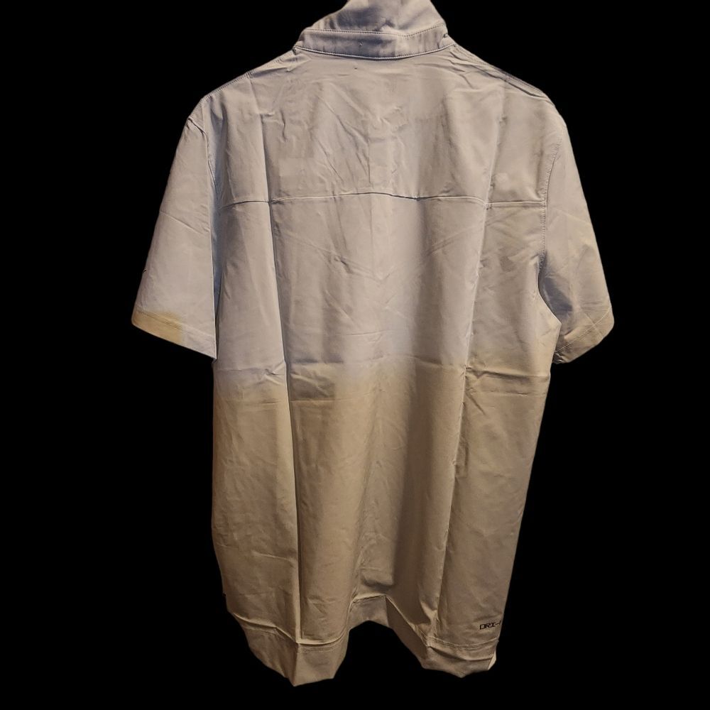 NIKE Men's Dallas Cowboys Sideline Lockup Performance Polo NWT Light Gray - Picture 3 of 10